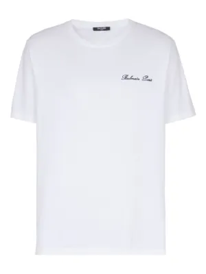 Saint Laurent logo-print T-shirt | White | FARFETCH ZA