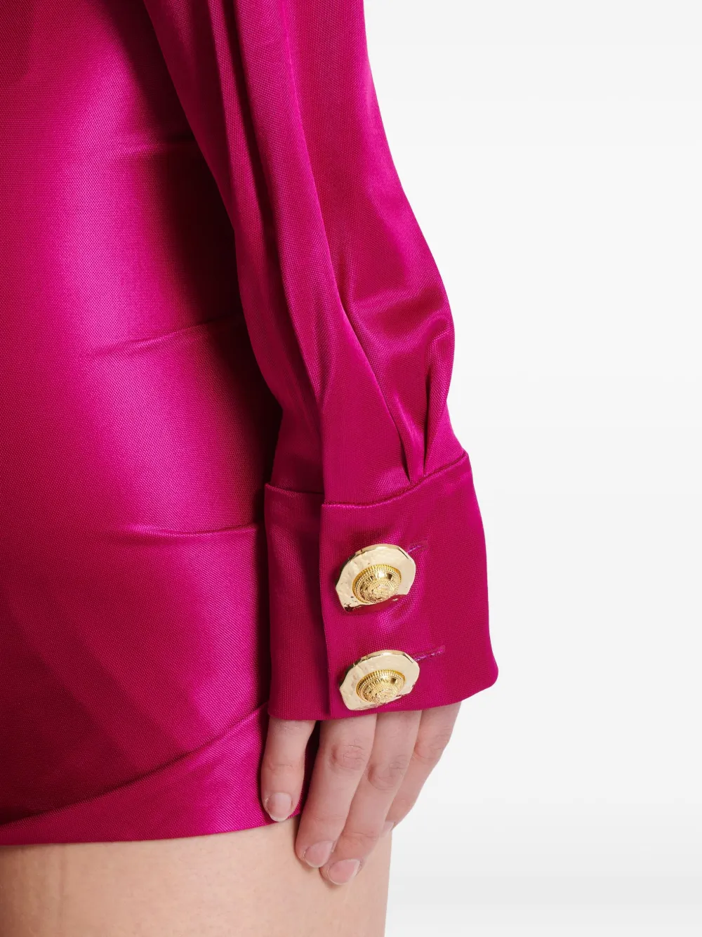 Balmain Drapiertes Jersey-Kleid | Image 6
