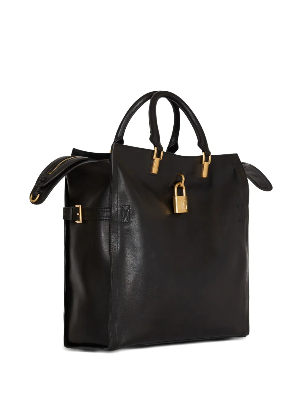Balmain Grote Pulse shopper Zwart