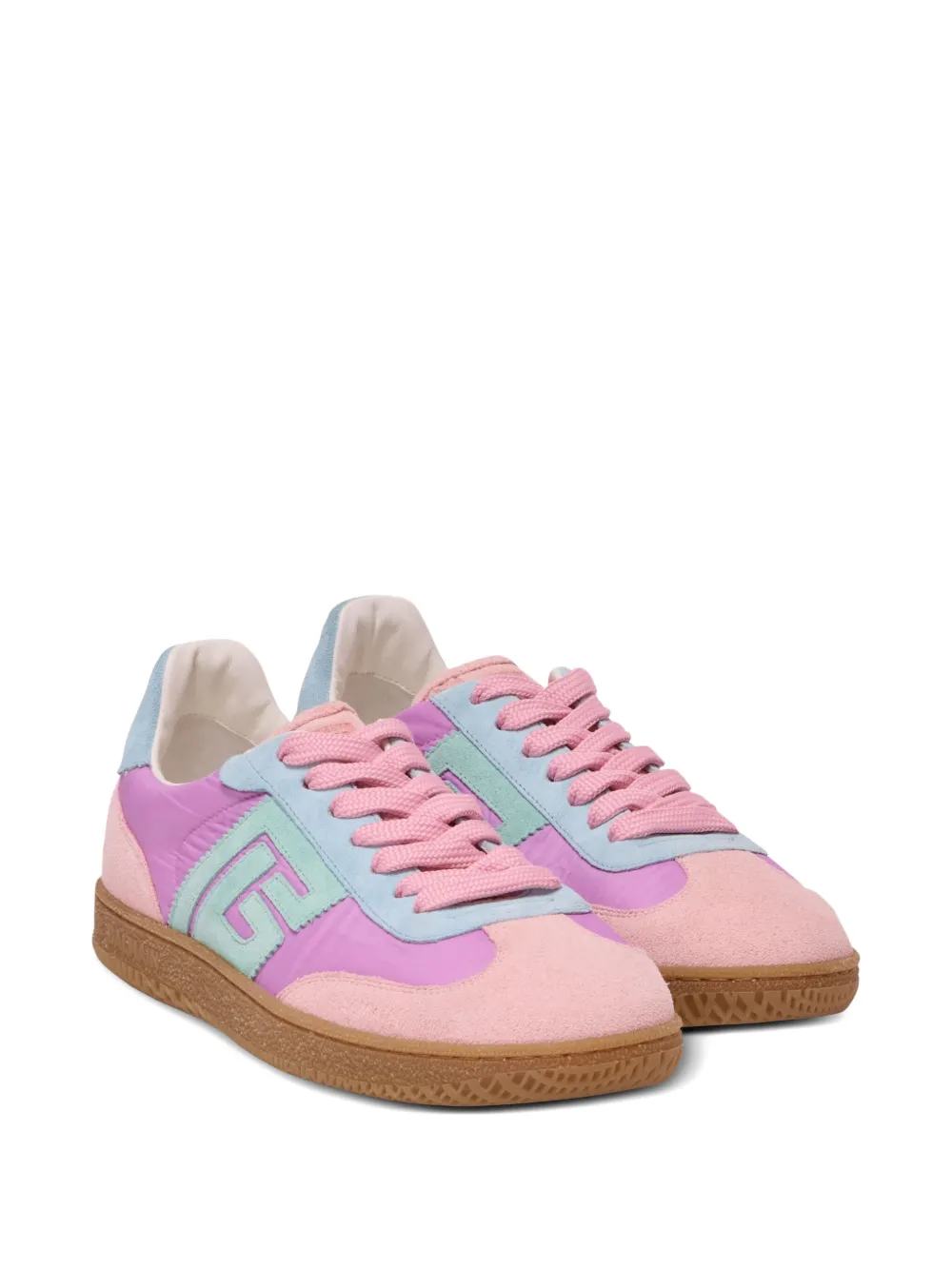 Balmain Swan low-top sneakers Pink