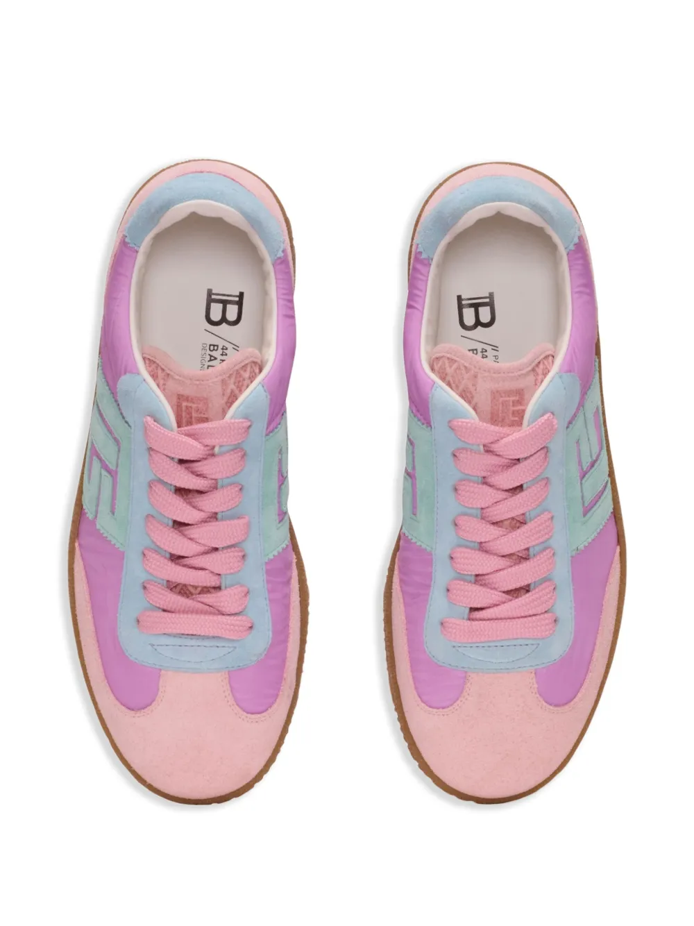 Balmain Swan low-top sneakers Pink