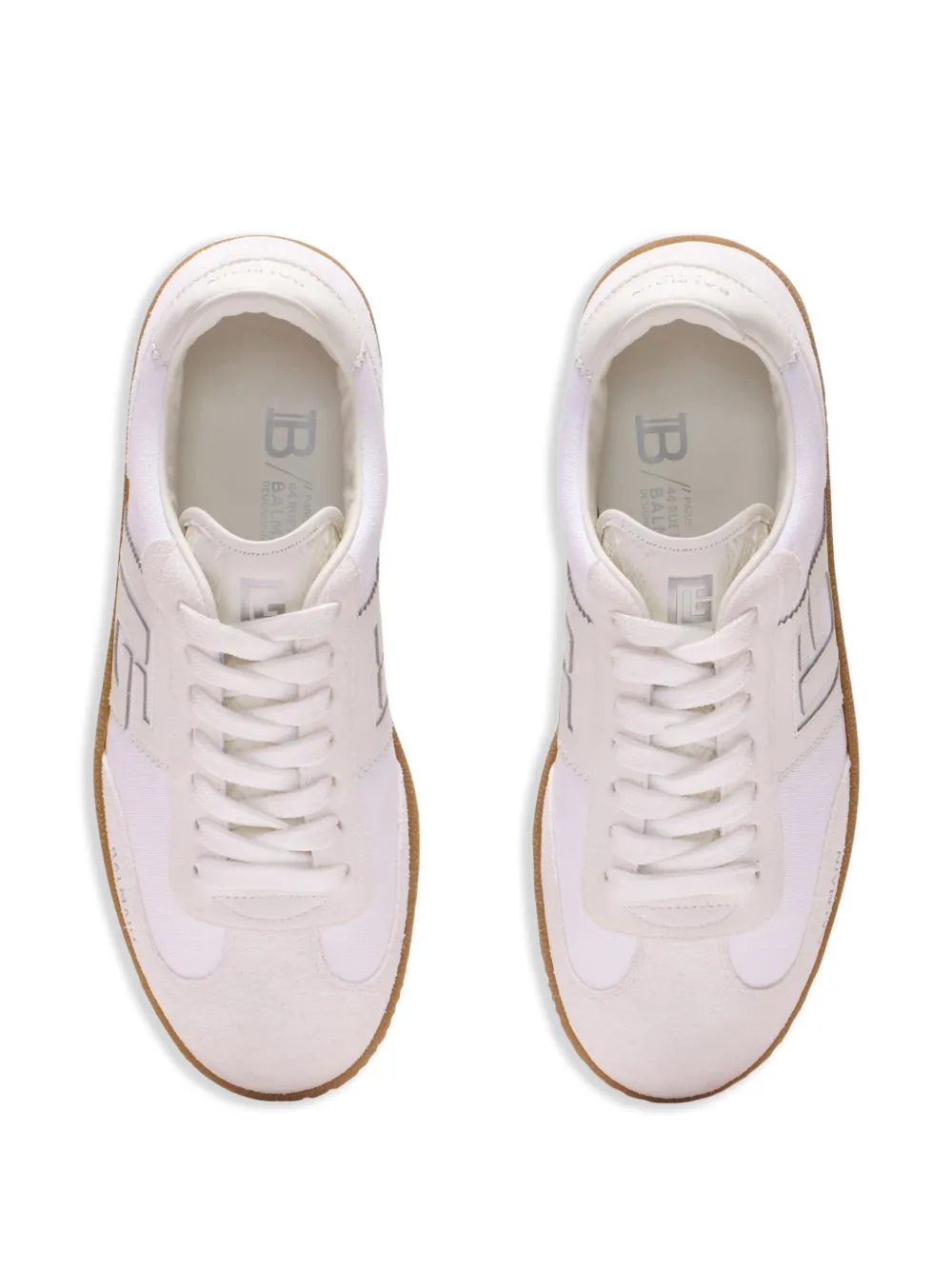 Balmain Swan low-top sneakers Wit