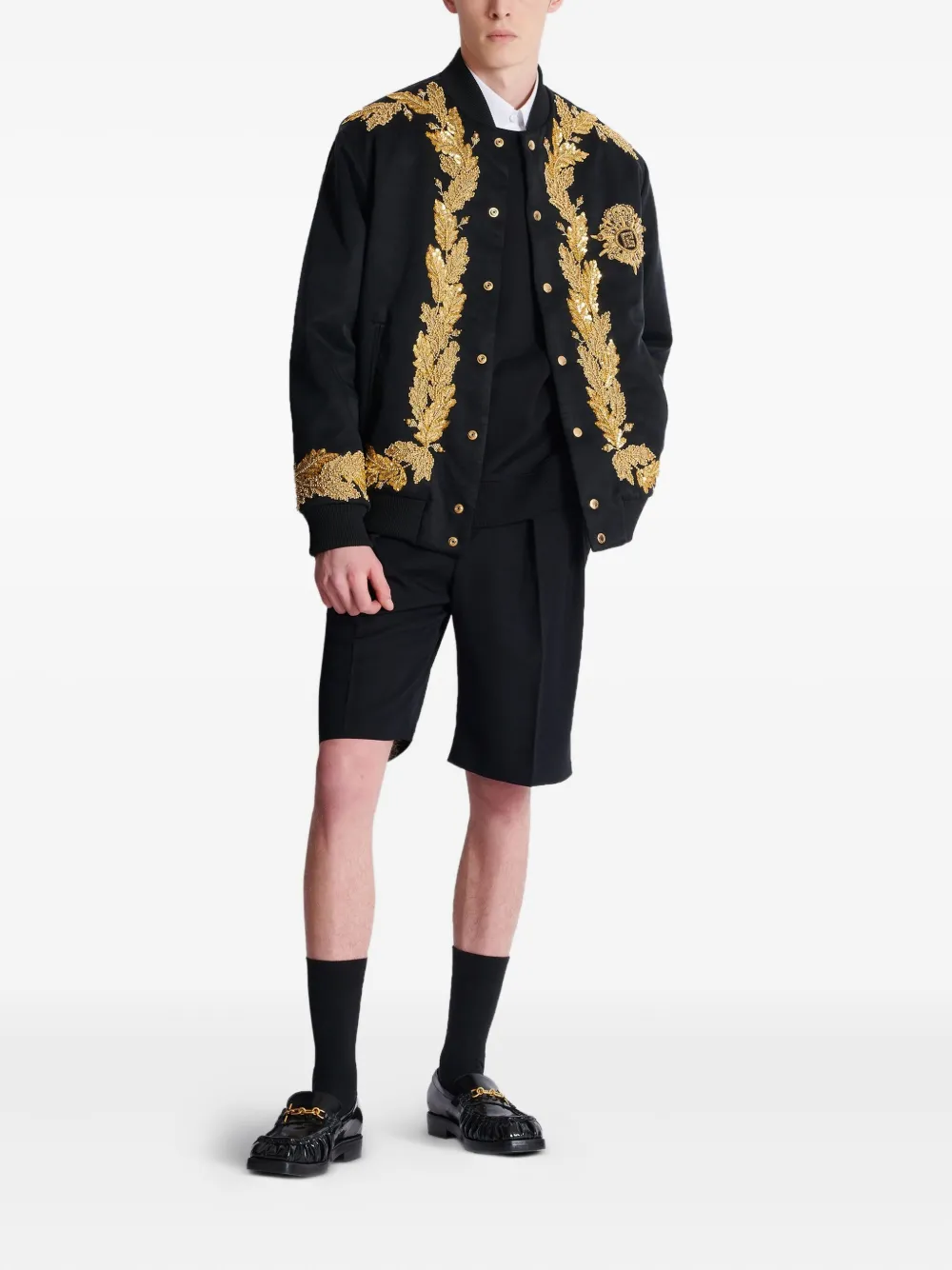Balmain embroidered bomber jacket | Bomber Jackets | Image 2