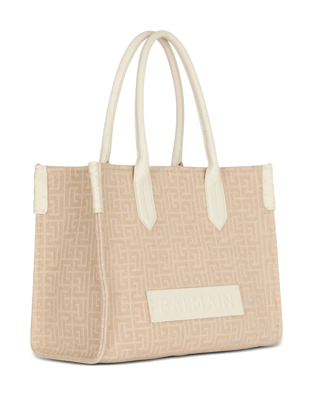 Balmain B-Army 36 shopper Beige