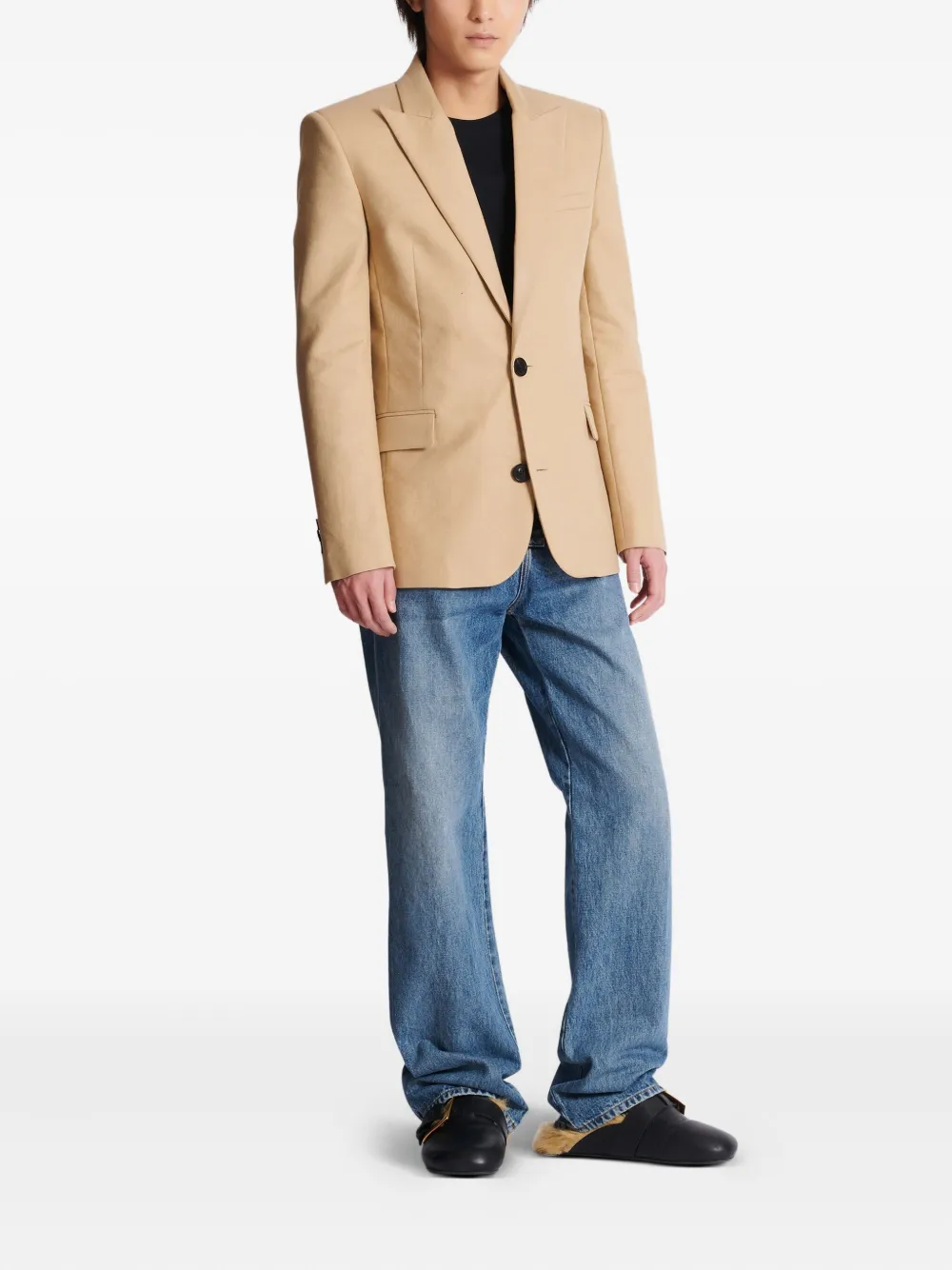BALMAIN CANVAS BLAZER