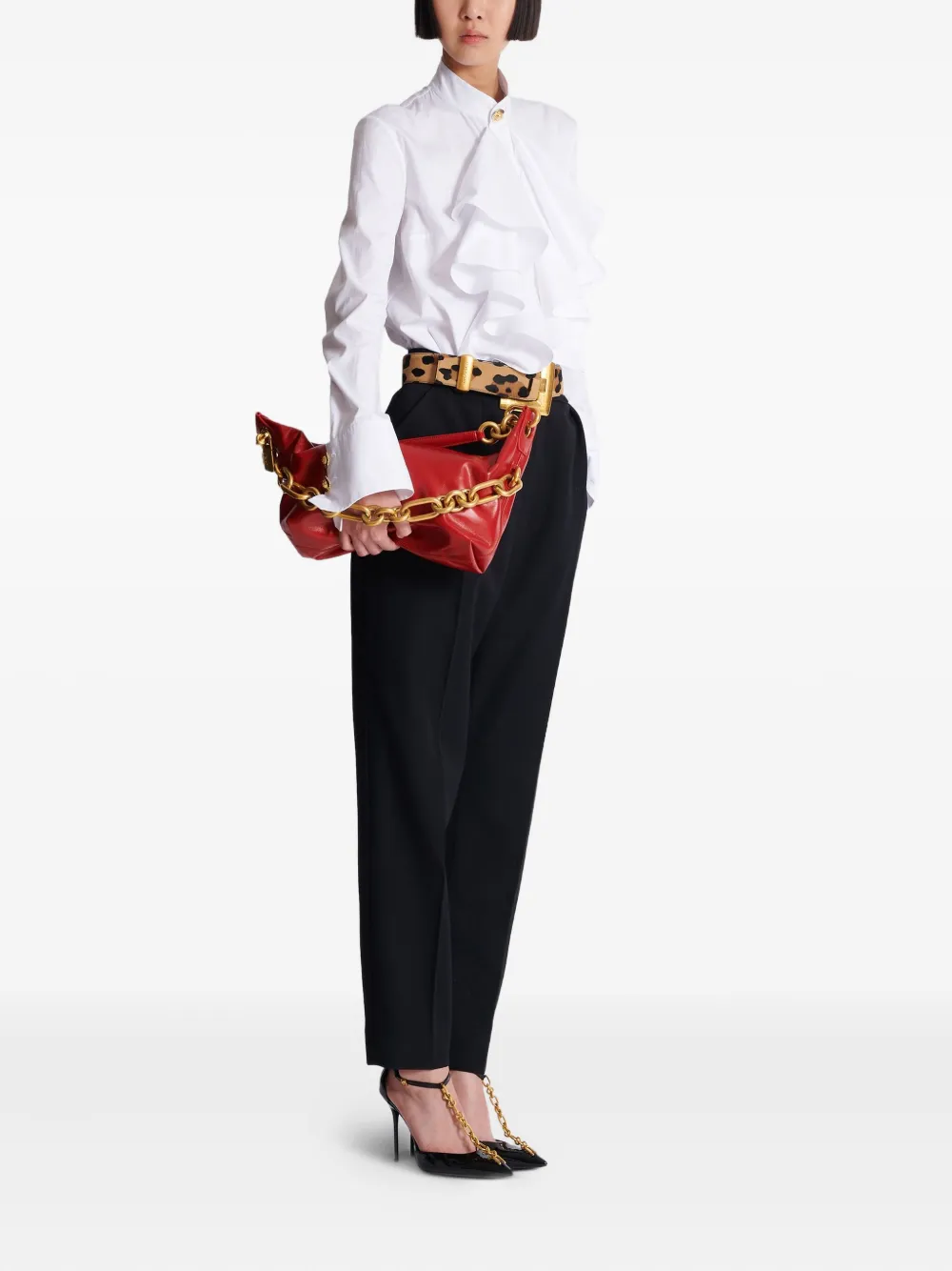 BALMAIN MEDIUM SYNC SHOULDER BAG