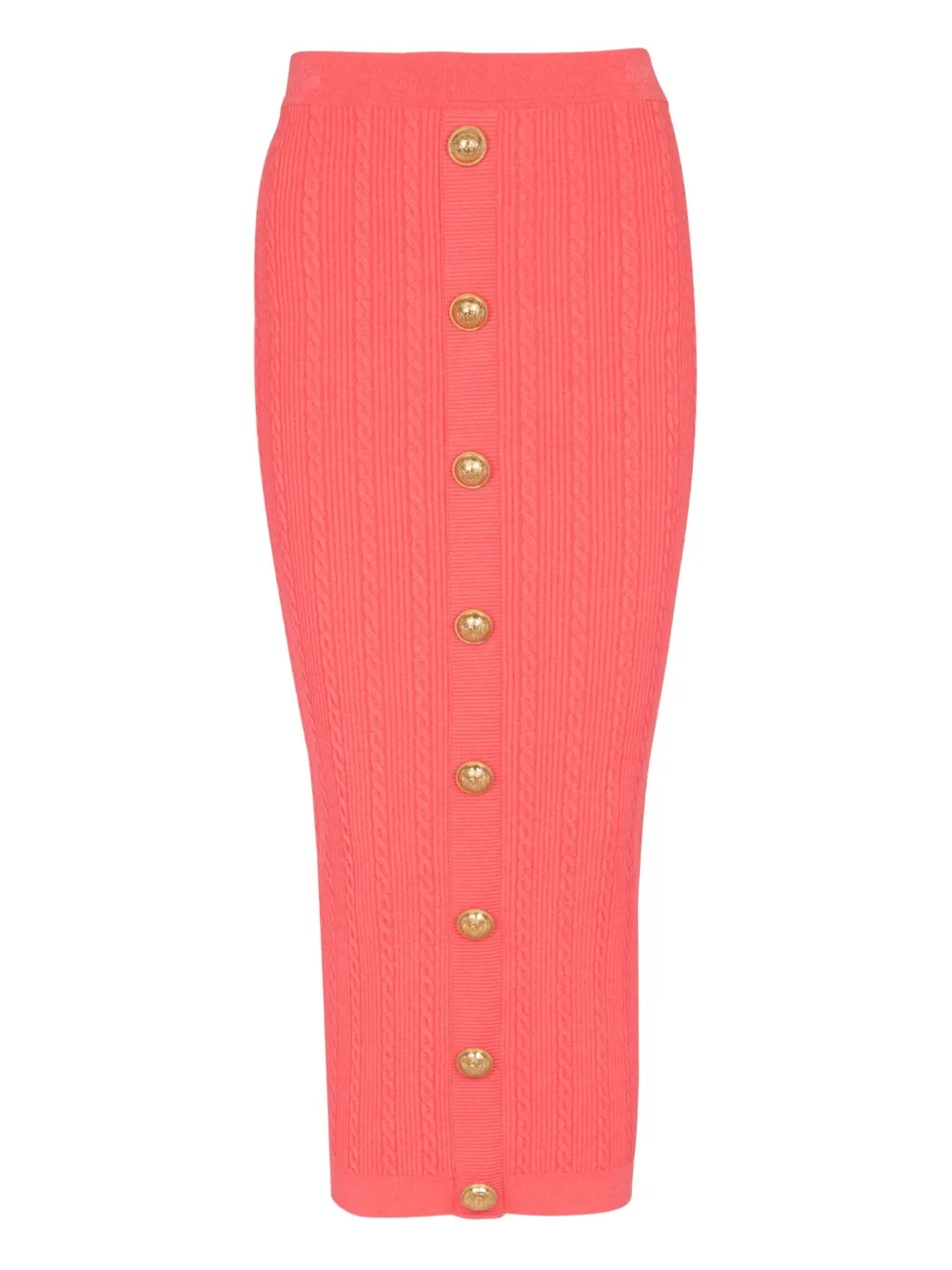 Balmain Cable-knit Skirt