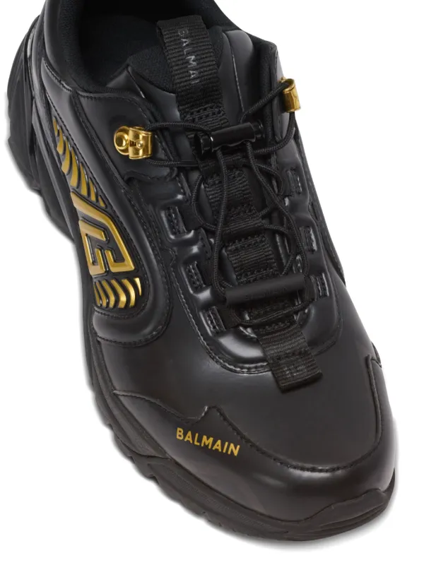 【関税込み】Cosmic Dust Sneakers - Balmain - Leather - Neutr Cosmic Dust | BALMAIN