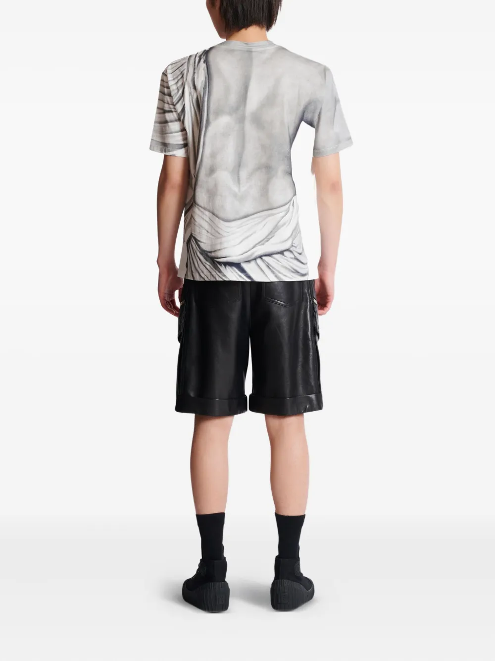 Balmain Katoenen T-shirt Grijs