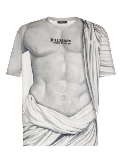 Balmain playera de algodón