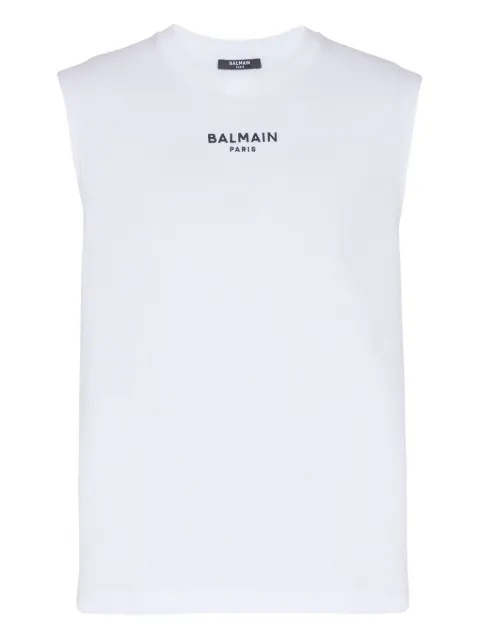 Balmain cotton tank top 