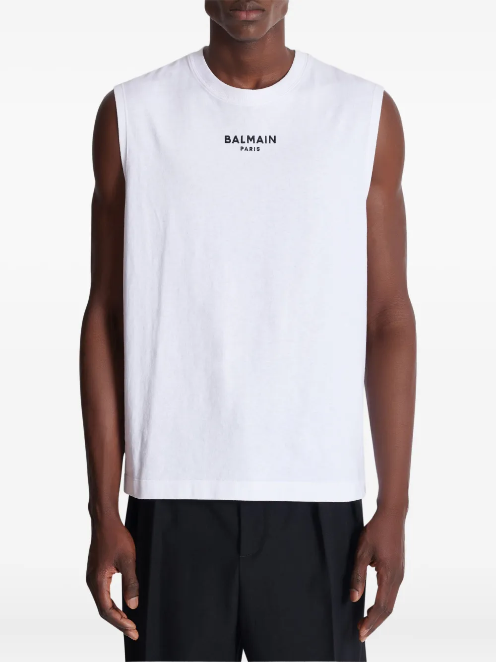 Balmain Katoenen tanktop Wit