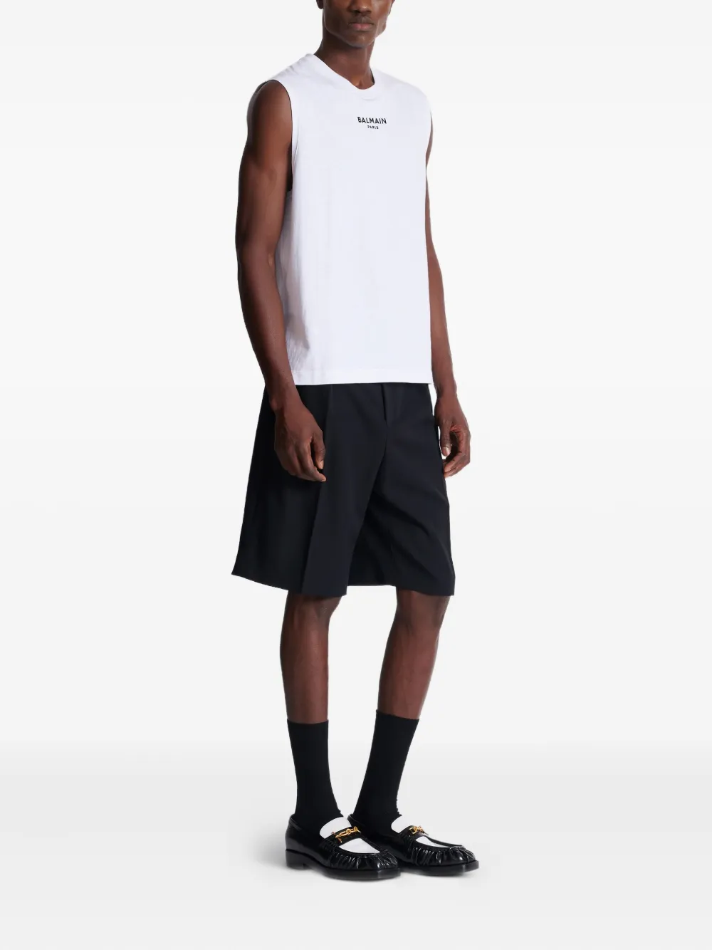 Balmain Katoenen tanktop Wit