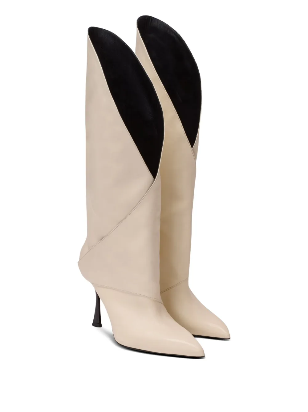 Balmain Twist boots Neutrals