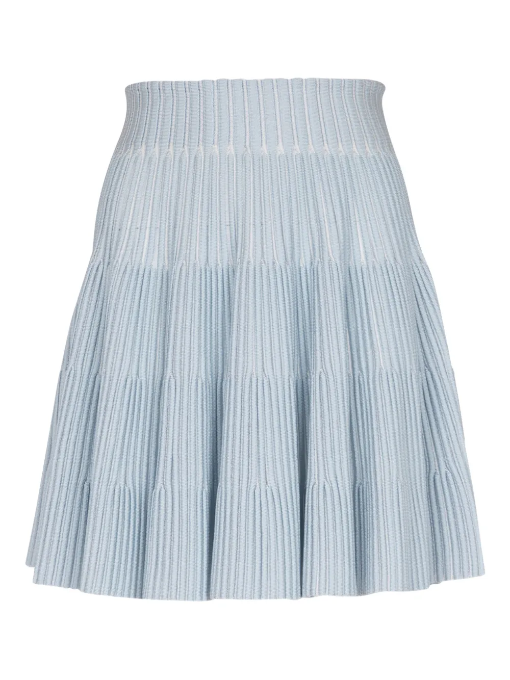 Balmain Ribbed-knit Skirt