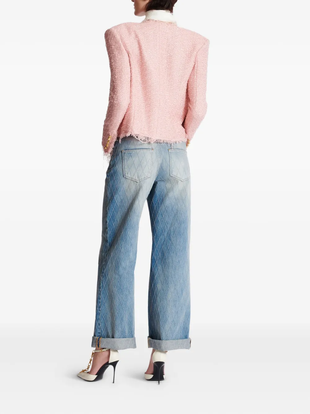 Balmain Tweed jack Roze