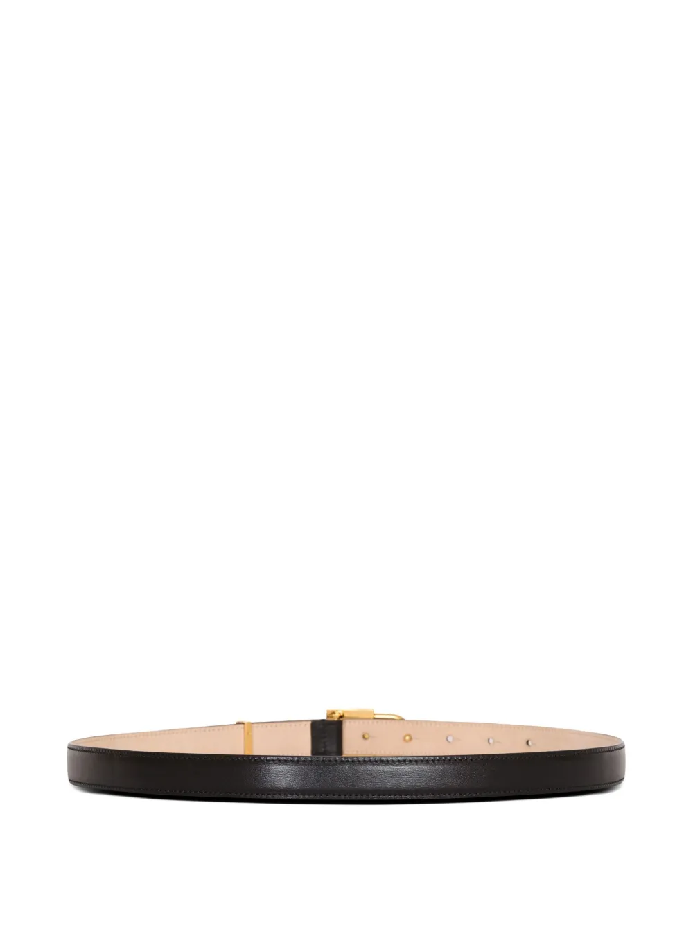 Balmain Leren riem Zwart