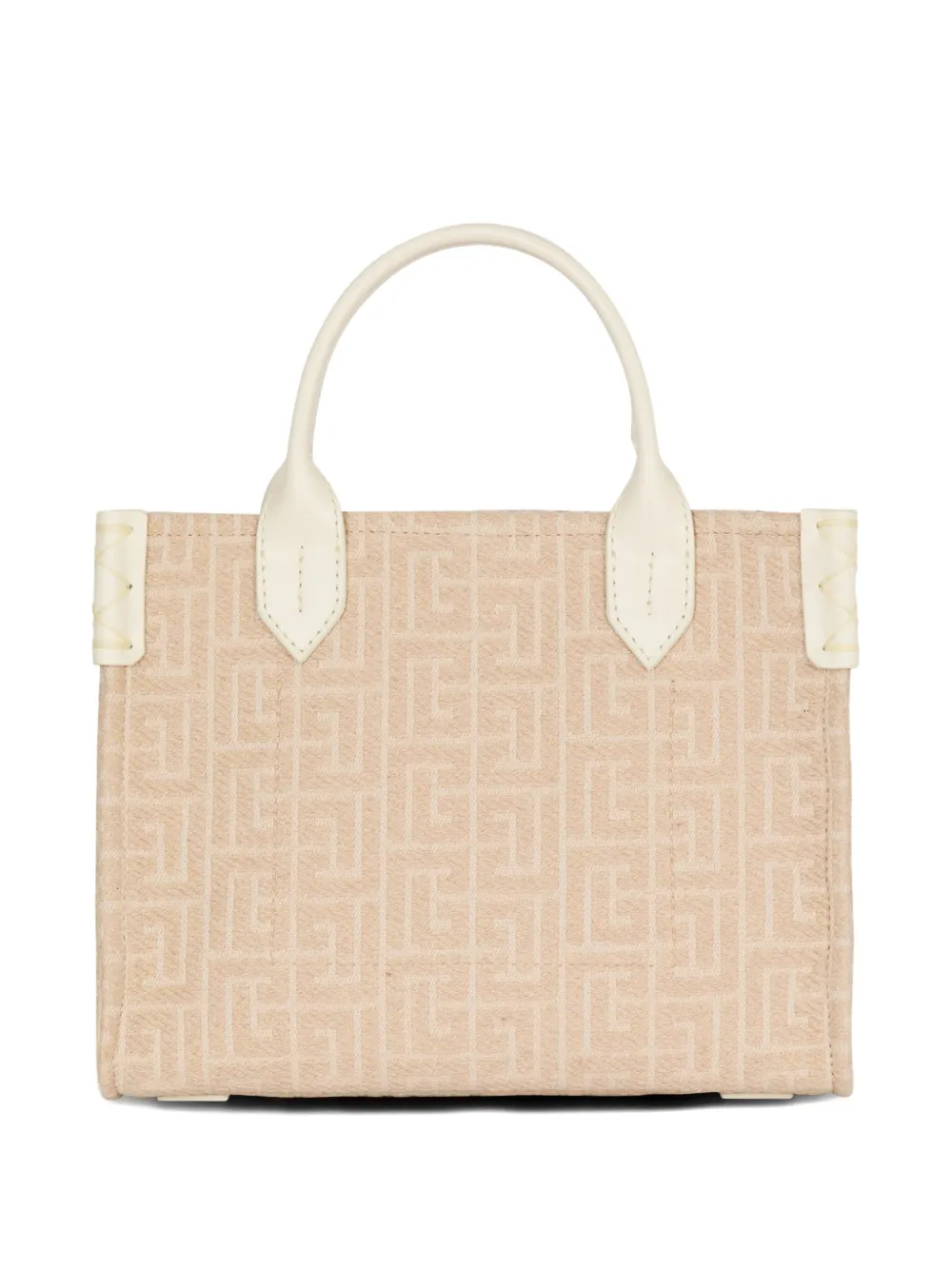 Shop Balmain Small B-army Tote Bag