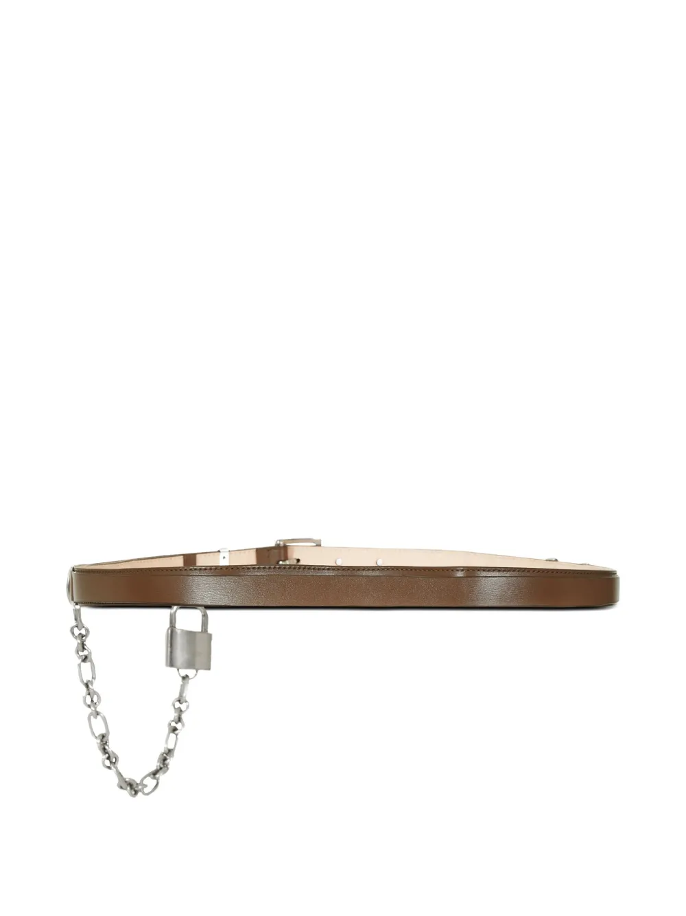 Balmain Leren riem Bruin