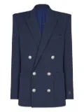Balmain grain de poudre blazer - Blue
