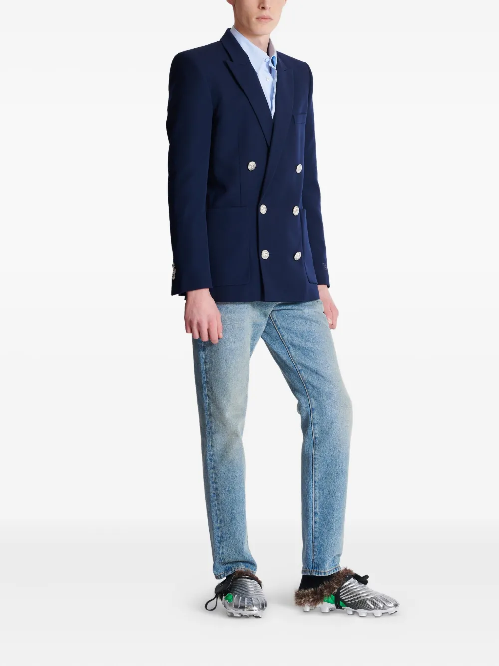 Balmain Blazer Blauw