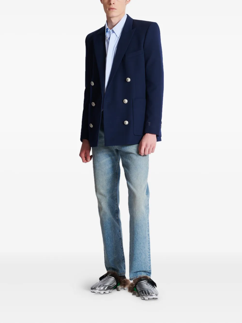 Balmain Blazer Blauw