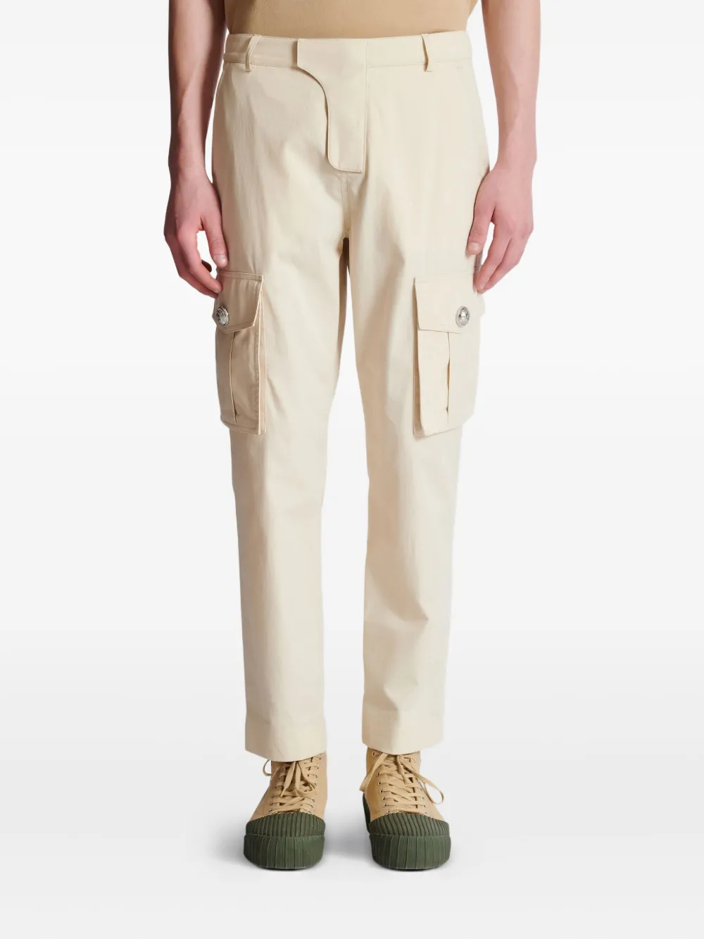 Balmain Cargo broek Beige