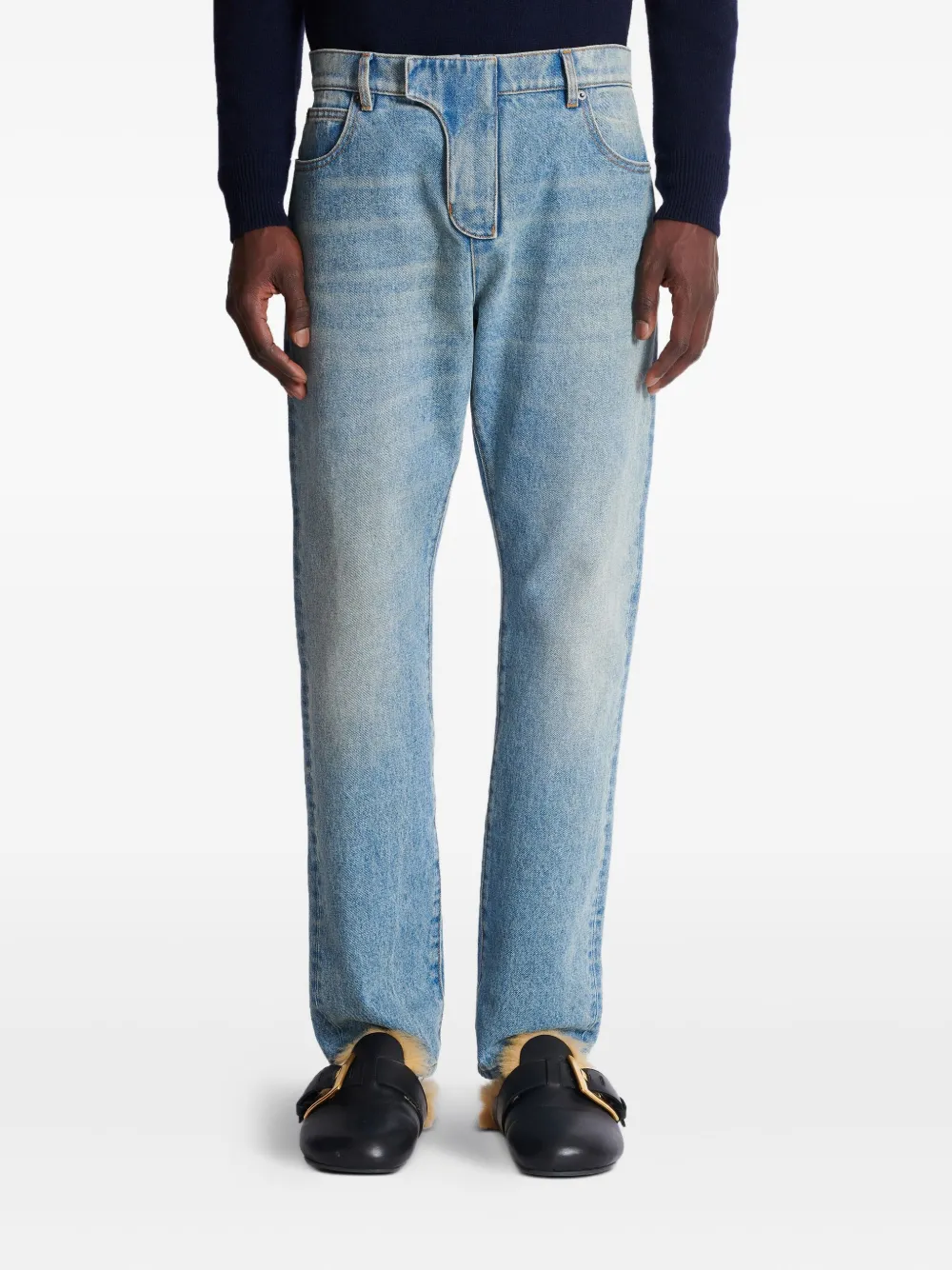 Balmain Straight jeans Blauw