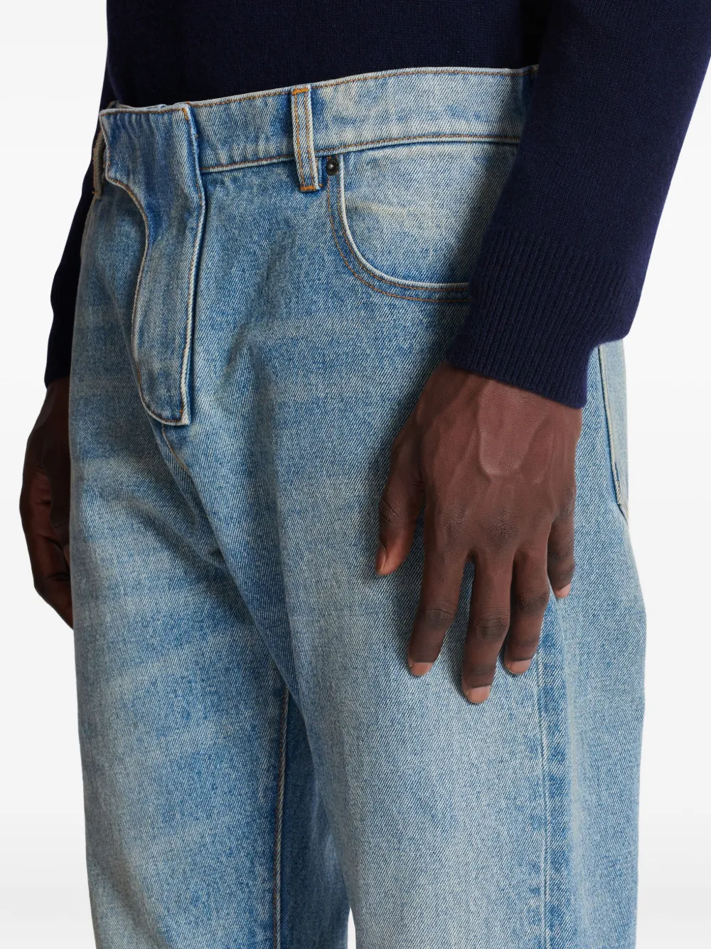 Balmain ストレートジーンズ | ブルー | FARFETCH JP