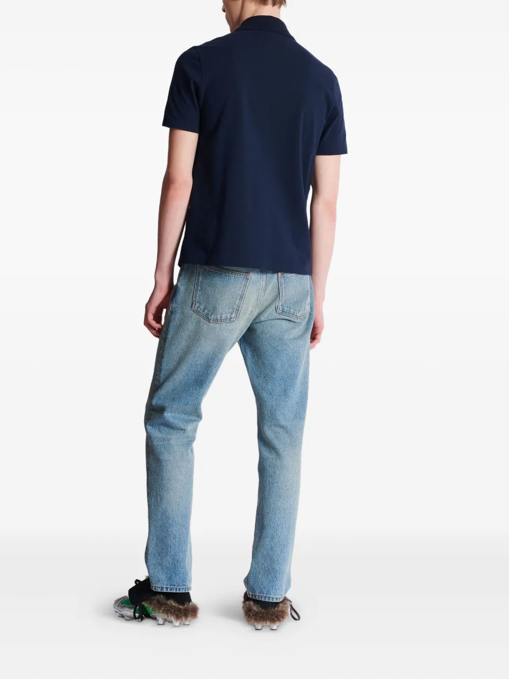 Balmain Katoenen poloshirt Blauw
