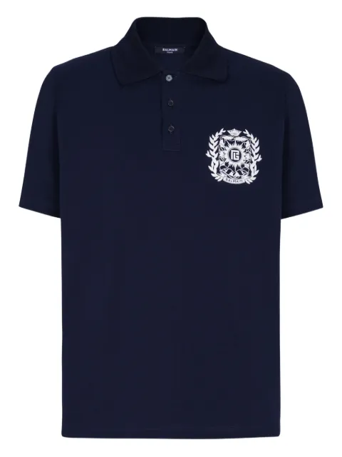 Balmain cotton polo shirt 