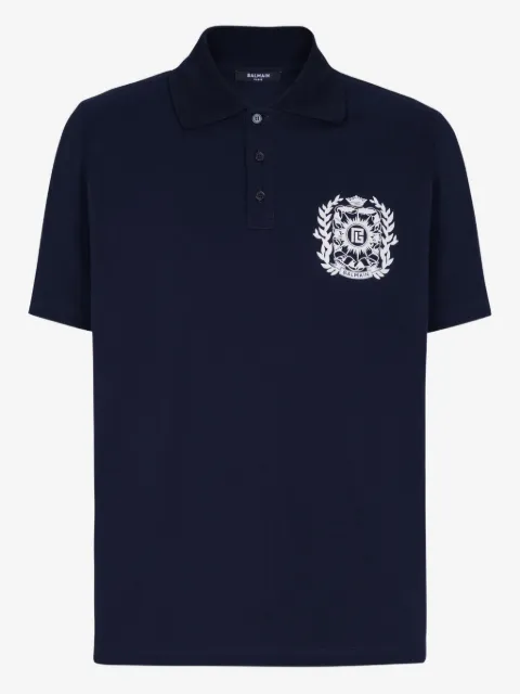 Balmain cotton polo shirt