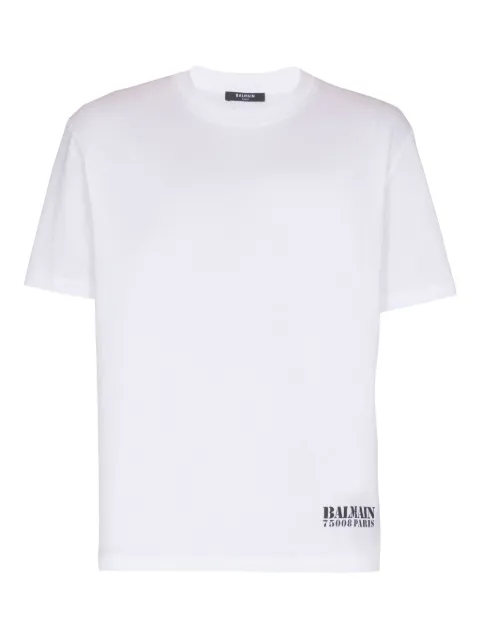 Balmain logo-stamp T-shirt