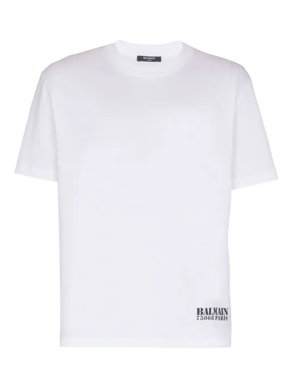 Balmain ロゴ Tシャツ | ホワイト | FARFETCH JP