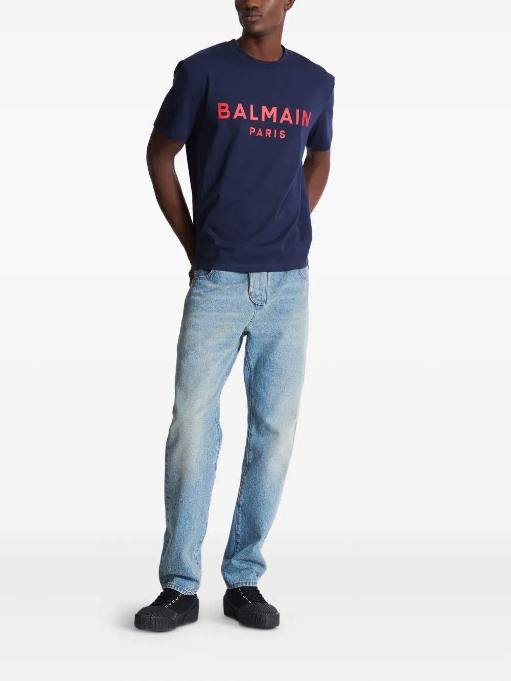 Balmain playera con logo estampado | Playeras | Image 2