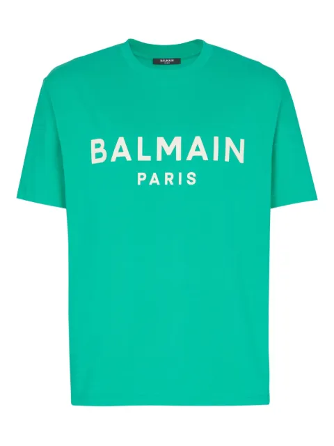 Balmain playera con logo estampado