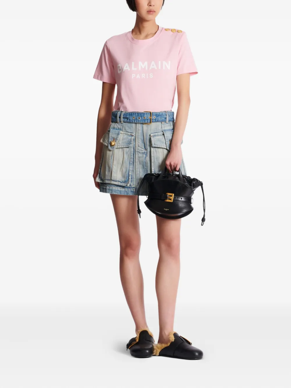 Balmain playera con logo estampado | Playeras y jerséis | Image 2