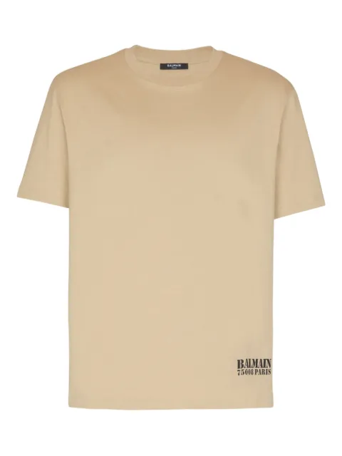 Balmain logo-stamp T-shirt