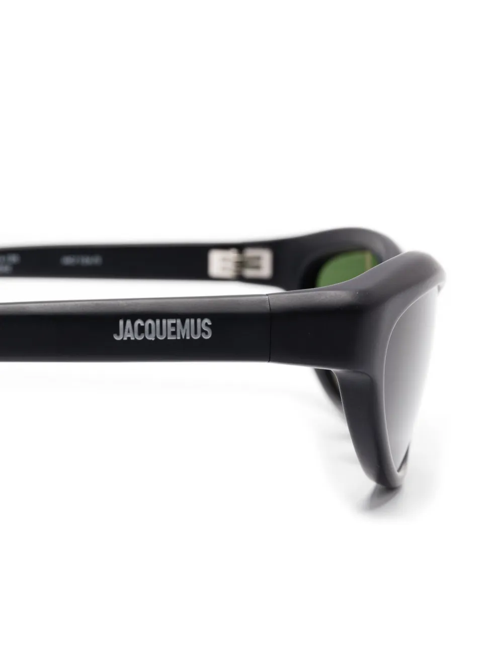 Jacquemus Zonnebril met cat-eye montuur Zwart