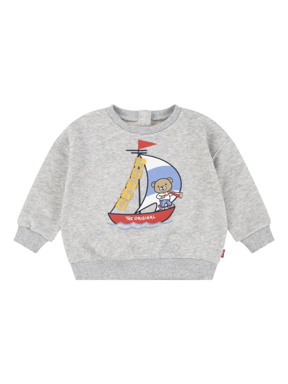 Levi's Kids グラフィック スウェットシャツ - グレー Levi's Kids グラフィック スウェットシャツ - グレー