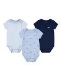 Nike Kids Swoosh-print body set - Blue
