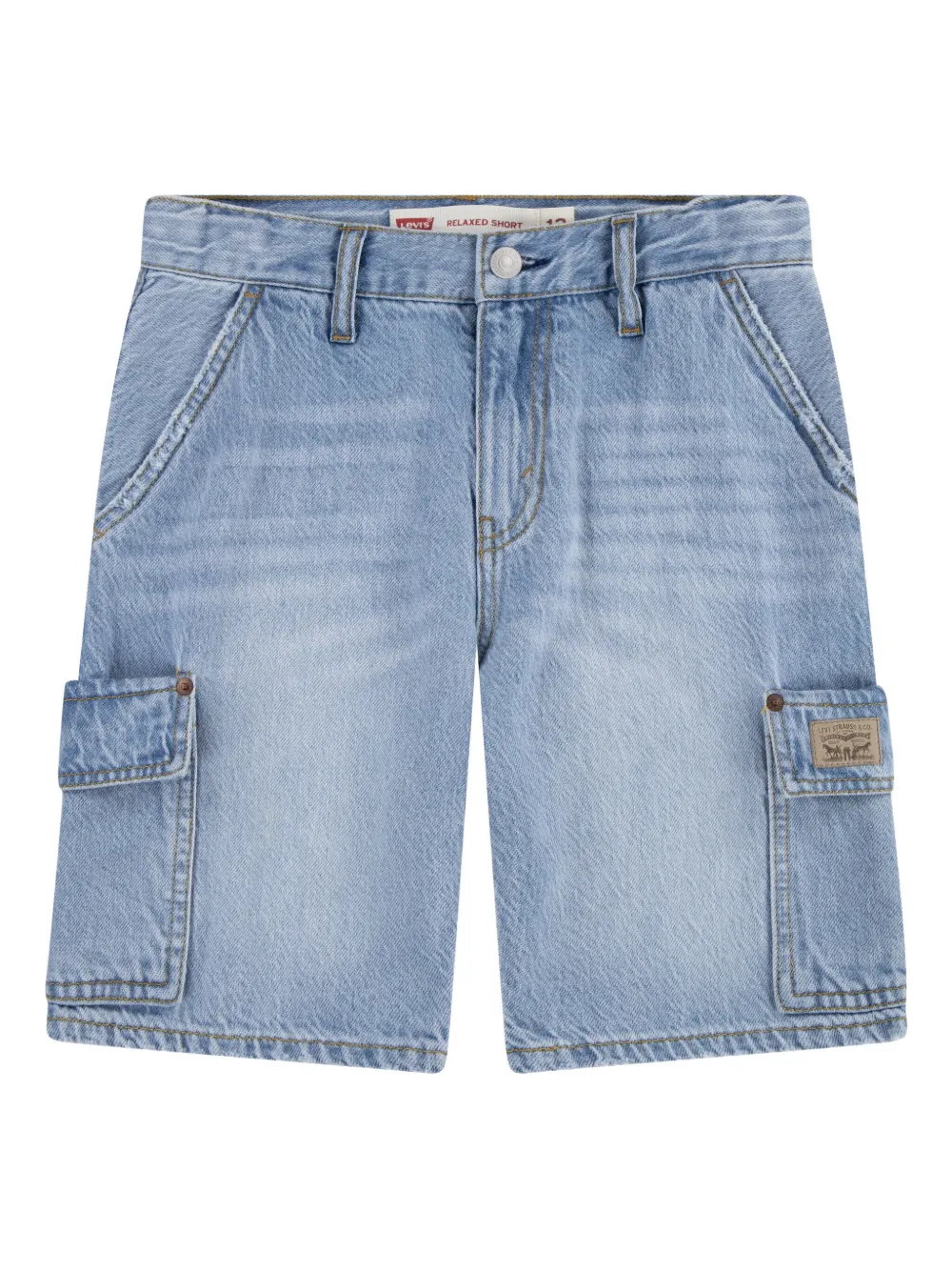 Levi's Kids ロゴ デニムショーツ - ブルー Levi's Kids ロゴ デニムショーツ - ブルー