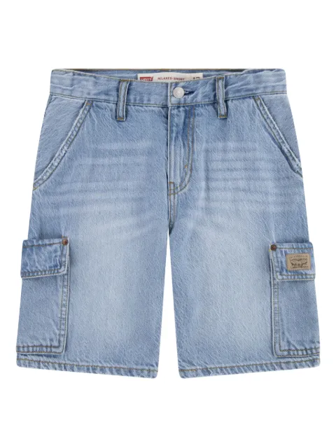 Levi's Kids Shorts denim con applicazione logo