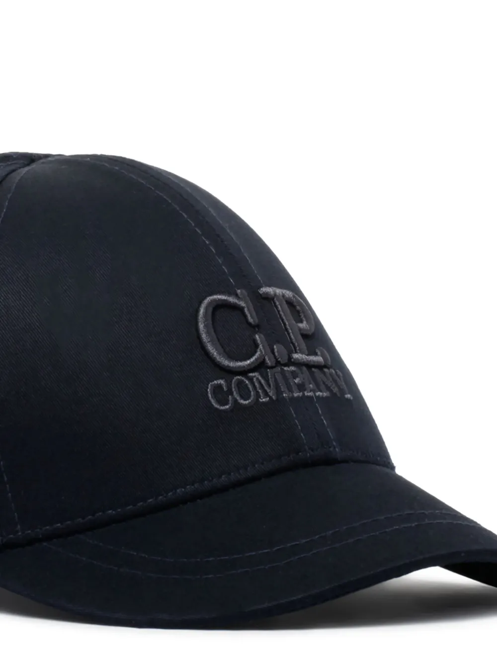 C.P. Company Kids Pet met geborduurd logo - Blauw