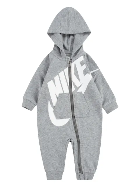 Nike Kids hooded zip-up babygrow