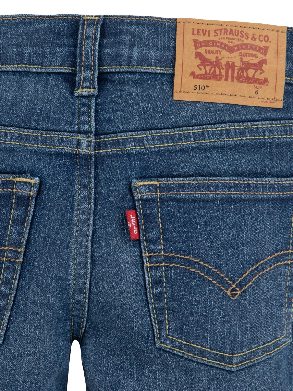 Levi's Kids Straight jeans Blauw