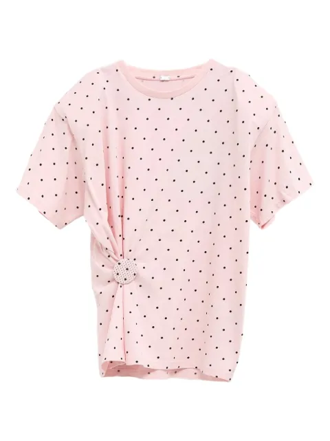 ALL IN playera con estampado de lunares