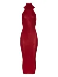 Magda Butrym ribbed halter-neck midi dress - Red