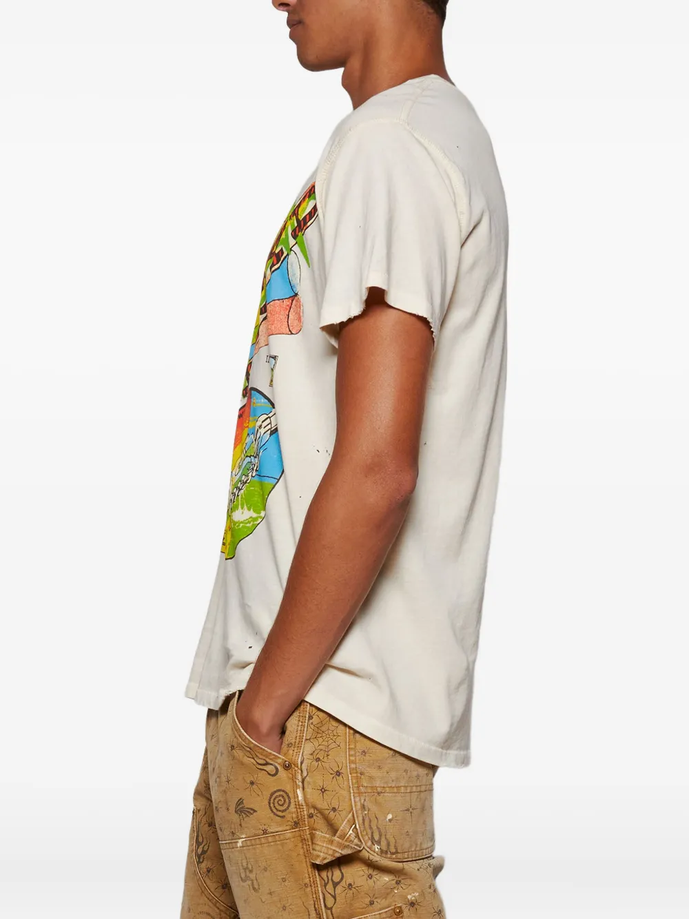 Madeworn Pink Floyd-graphic Cotton T-shirt In Multi
