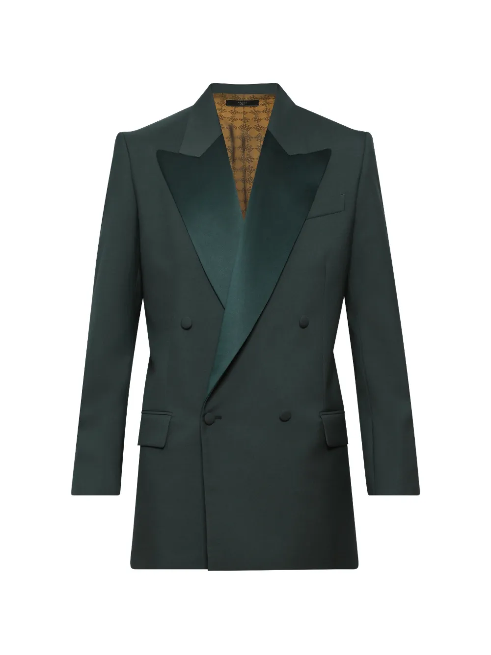 AMIRI Blazer con revers satinati - Verde